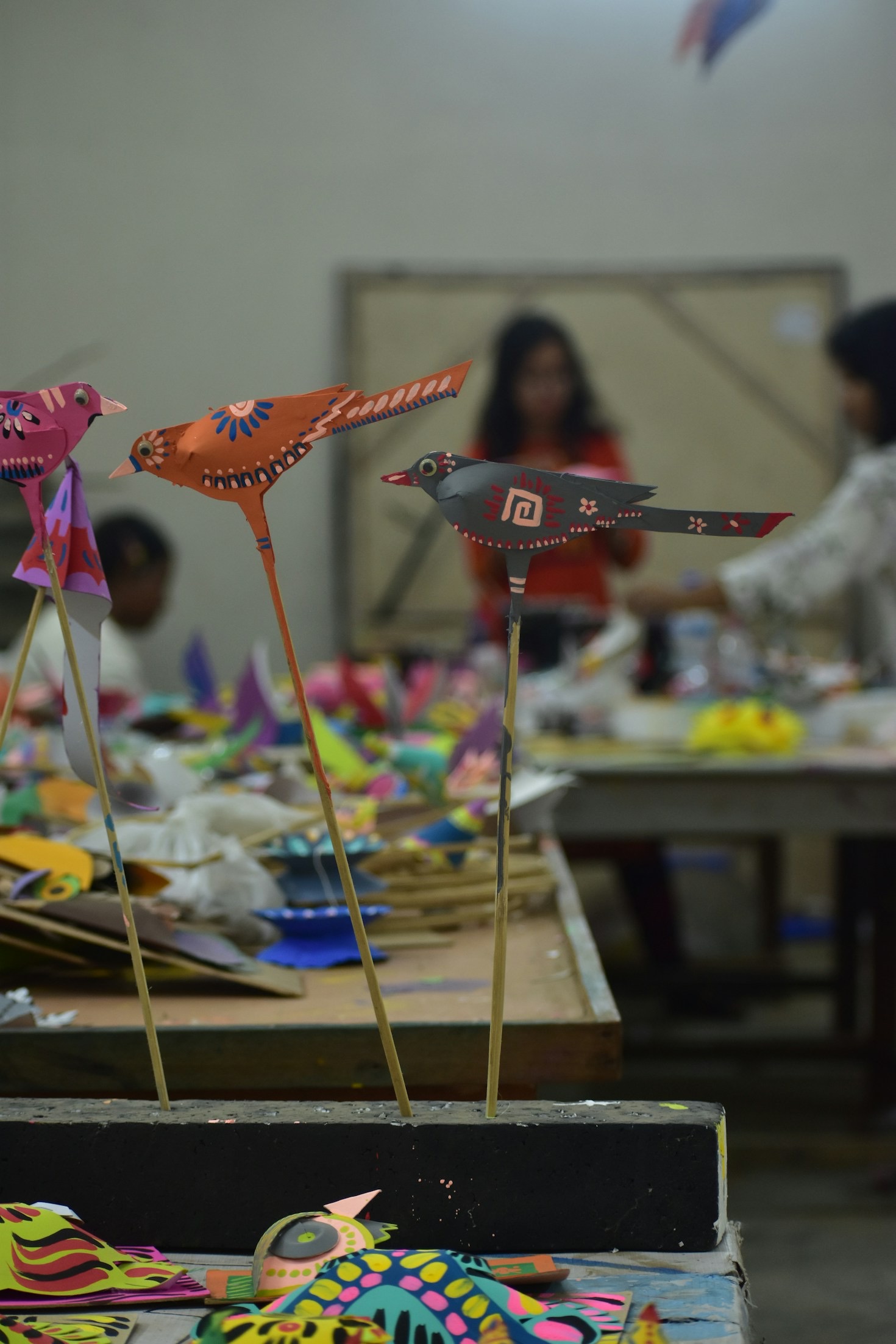 El proceso creativo: de la tela al arte